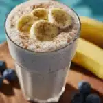 BATIDO DE PLÁTANOS CON ARANDANOS