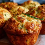Muffins Proteicos de Zapallito, Cebolla y Queso