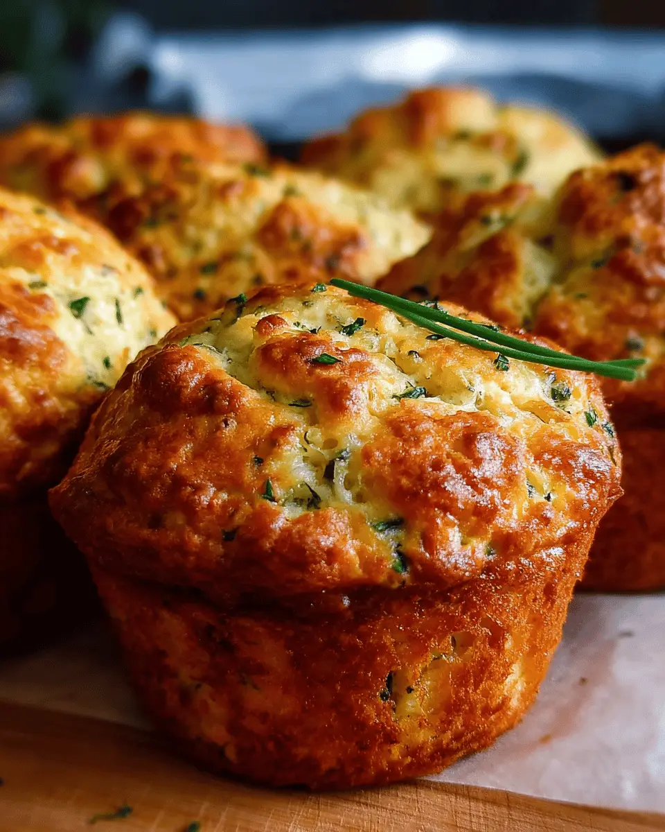 Muffins Proteicos de Zapallito, Cebolla y Queso