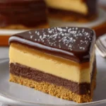 Tarta de Galletas, Flan y Chocolate