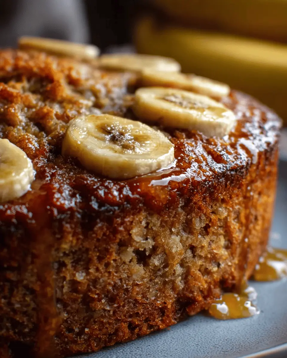 Bizcocho de Avena con Banana (Sin Harina)