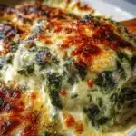 Espinacas Gratinadas con Queso y Bechamel