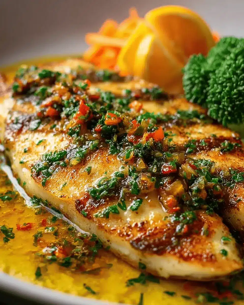 Filete de Pescado al Mojo de Ajo
