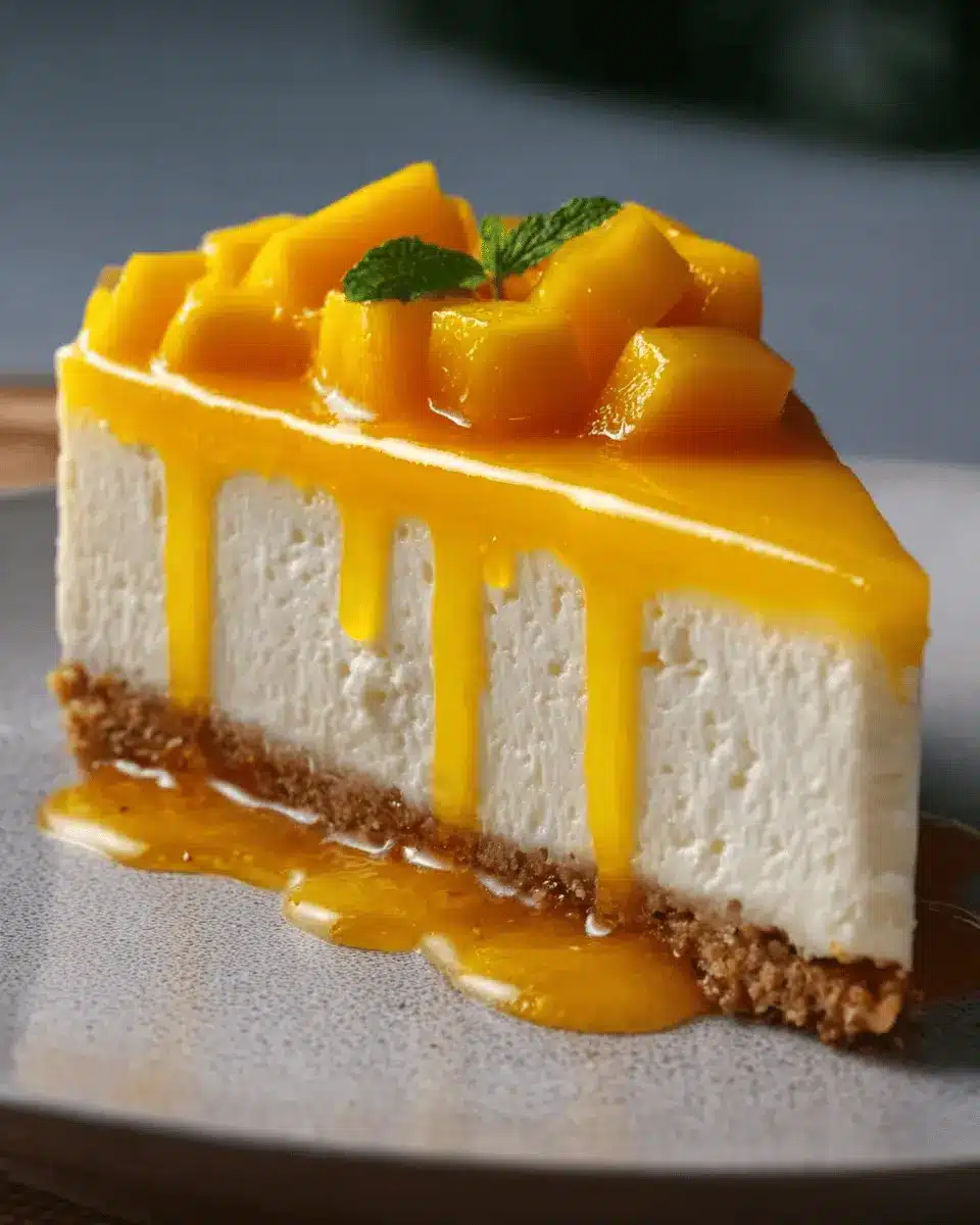 Cheesecake Frío de Mango