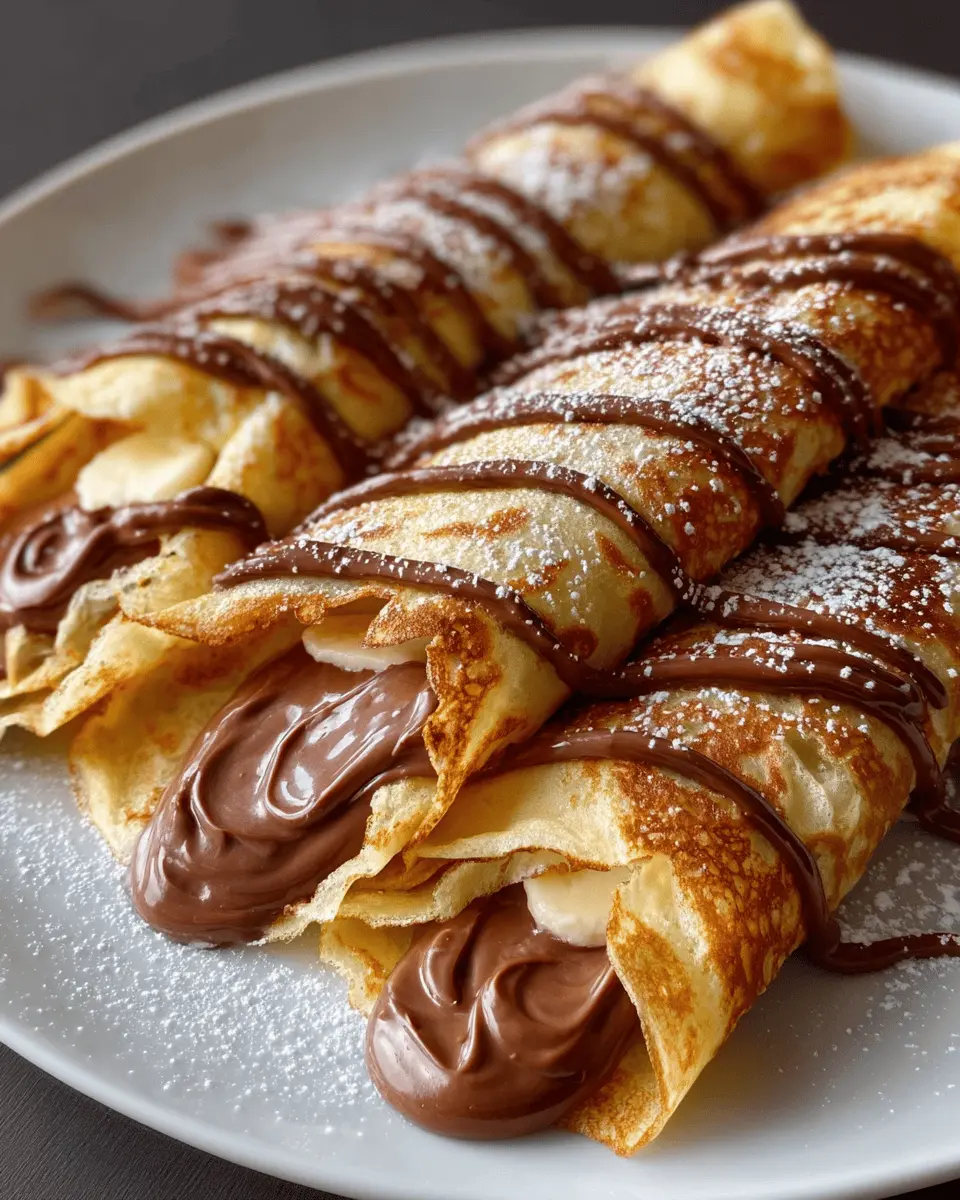 Crepes con Nutella