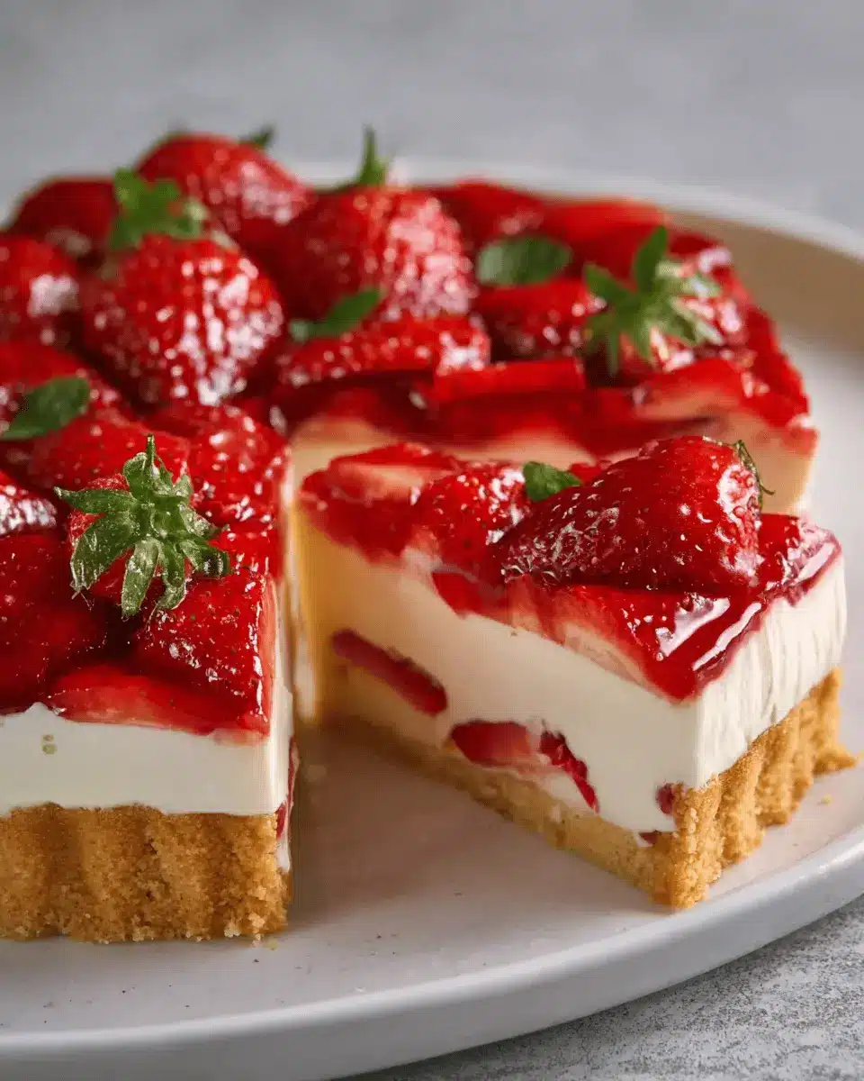 Tarta de Fresas con Crema