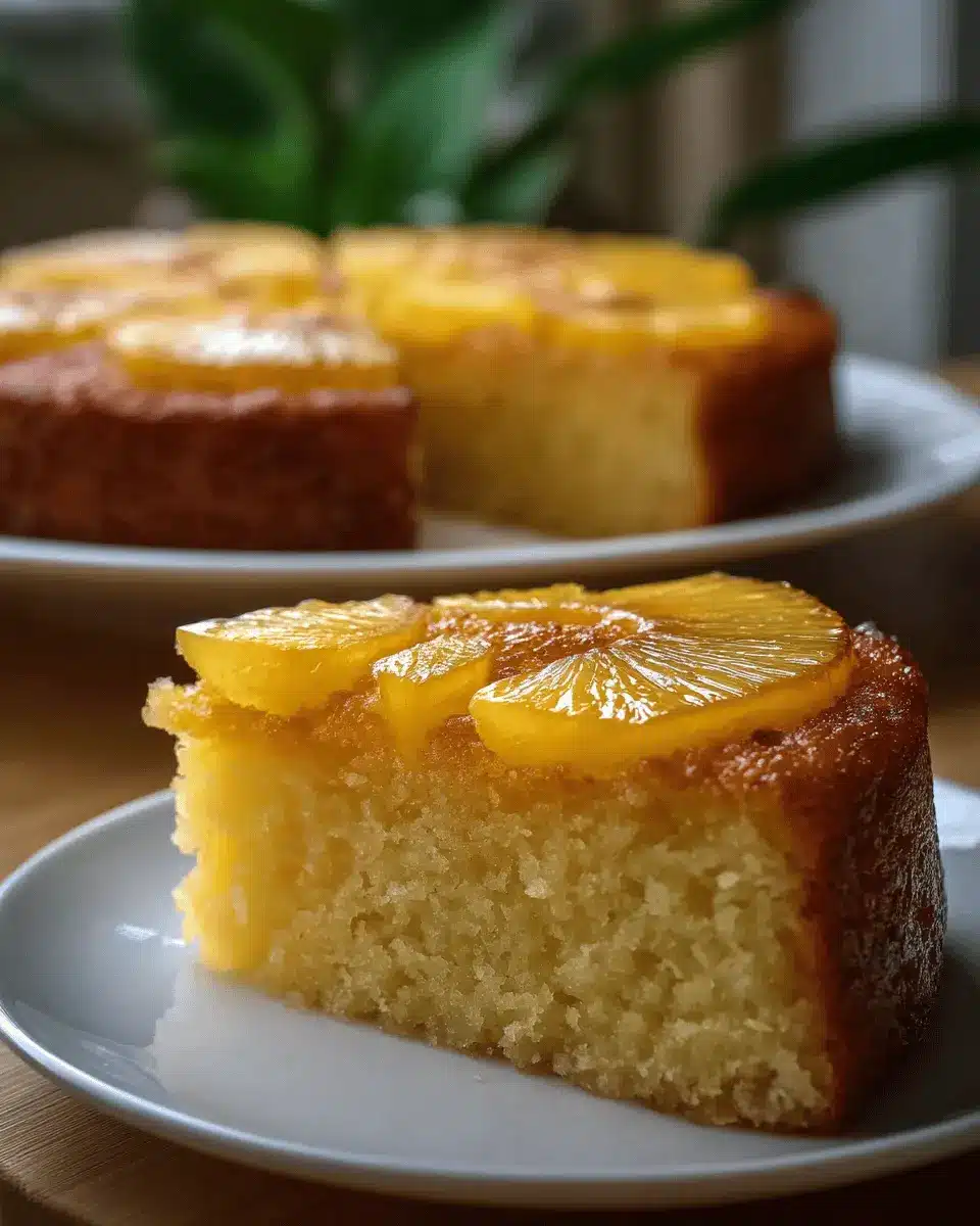 Pastel de Piña Casero