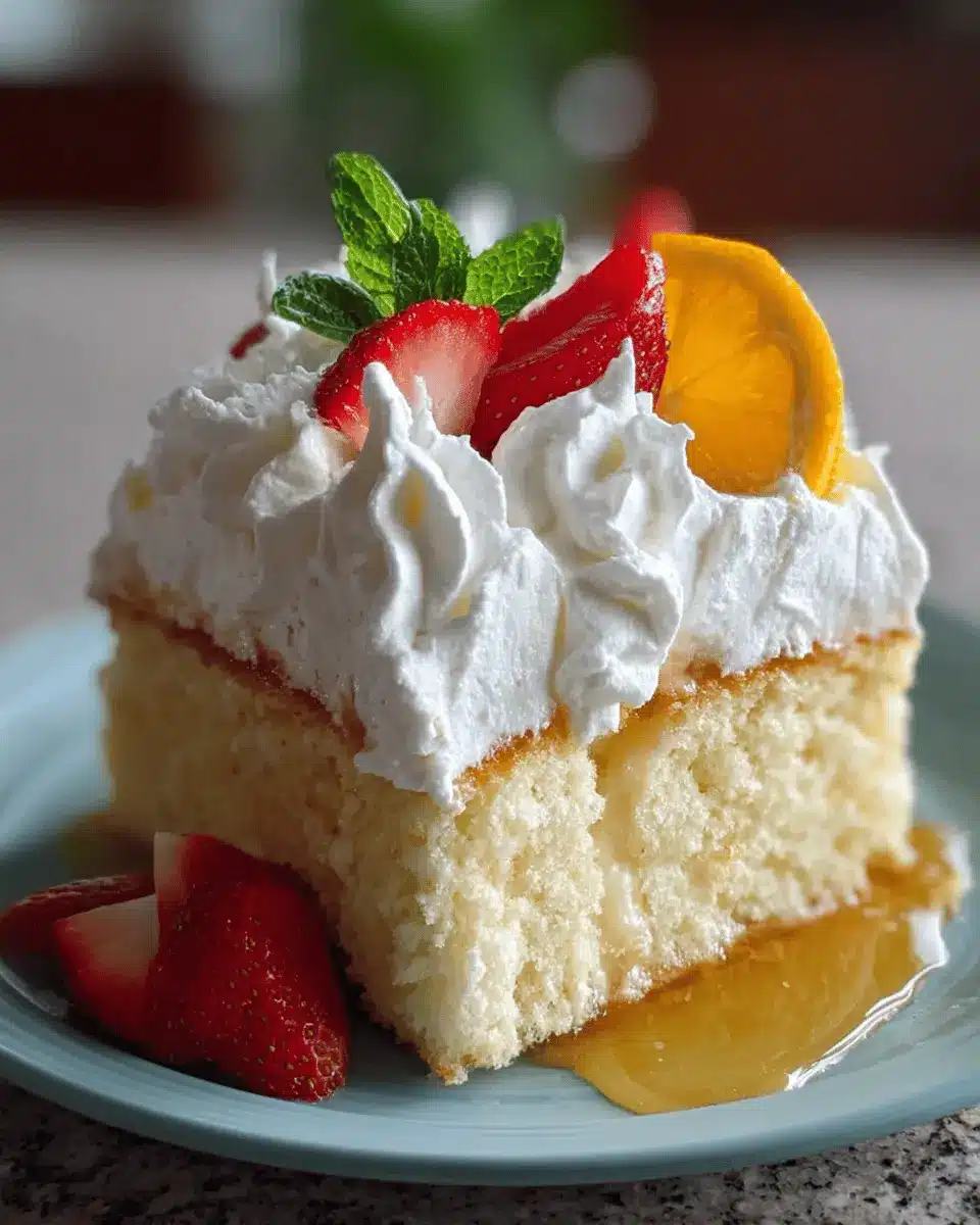 Pastel de Tres Leches Clásico