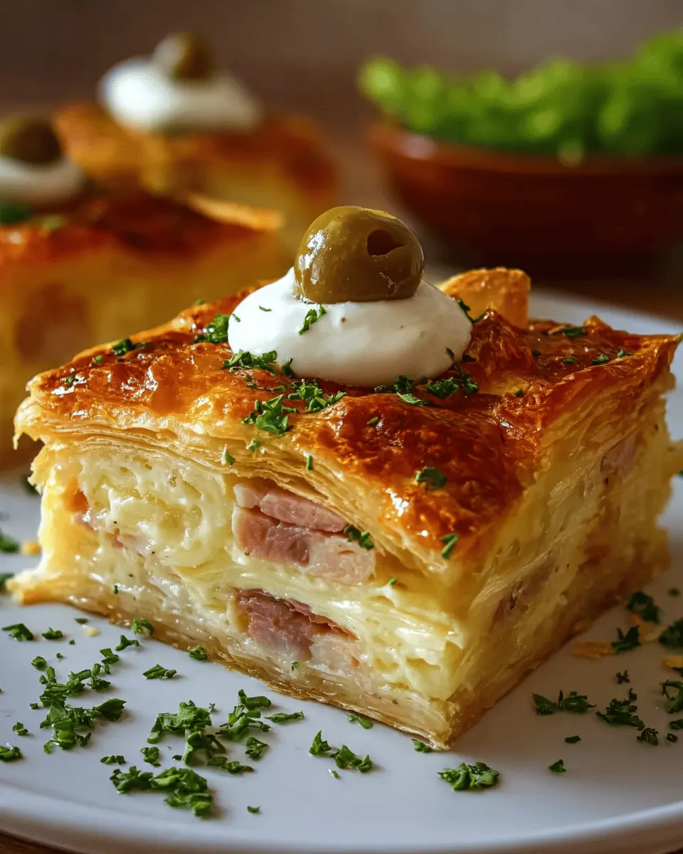 Tarta Salada Fácil de Licuadora