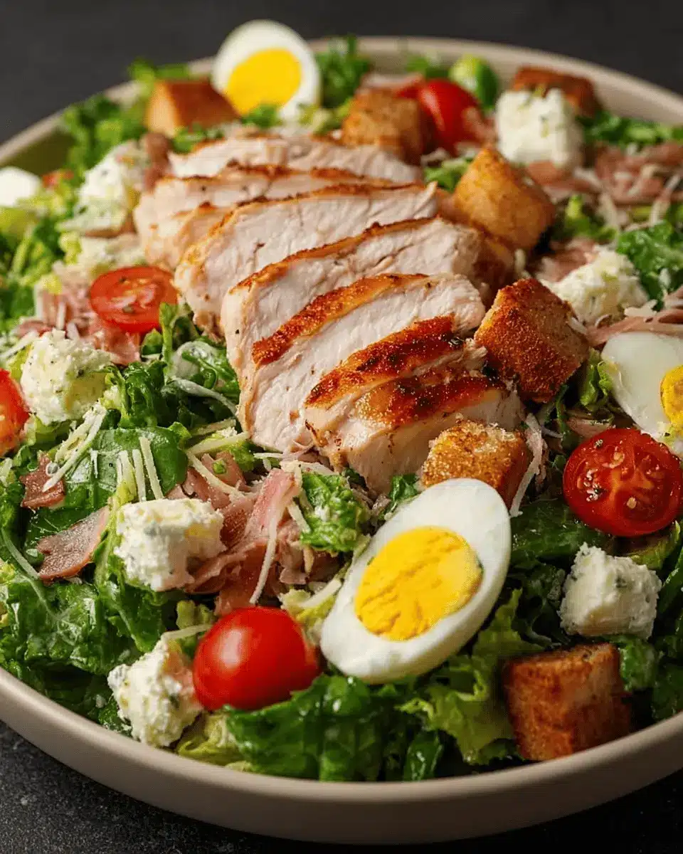 Ensaladas de pechuga de pollo