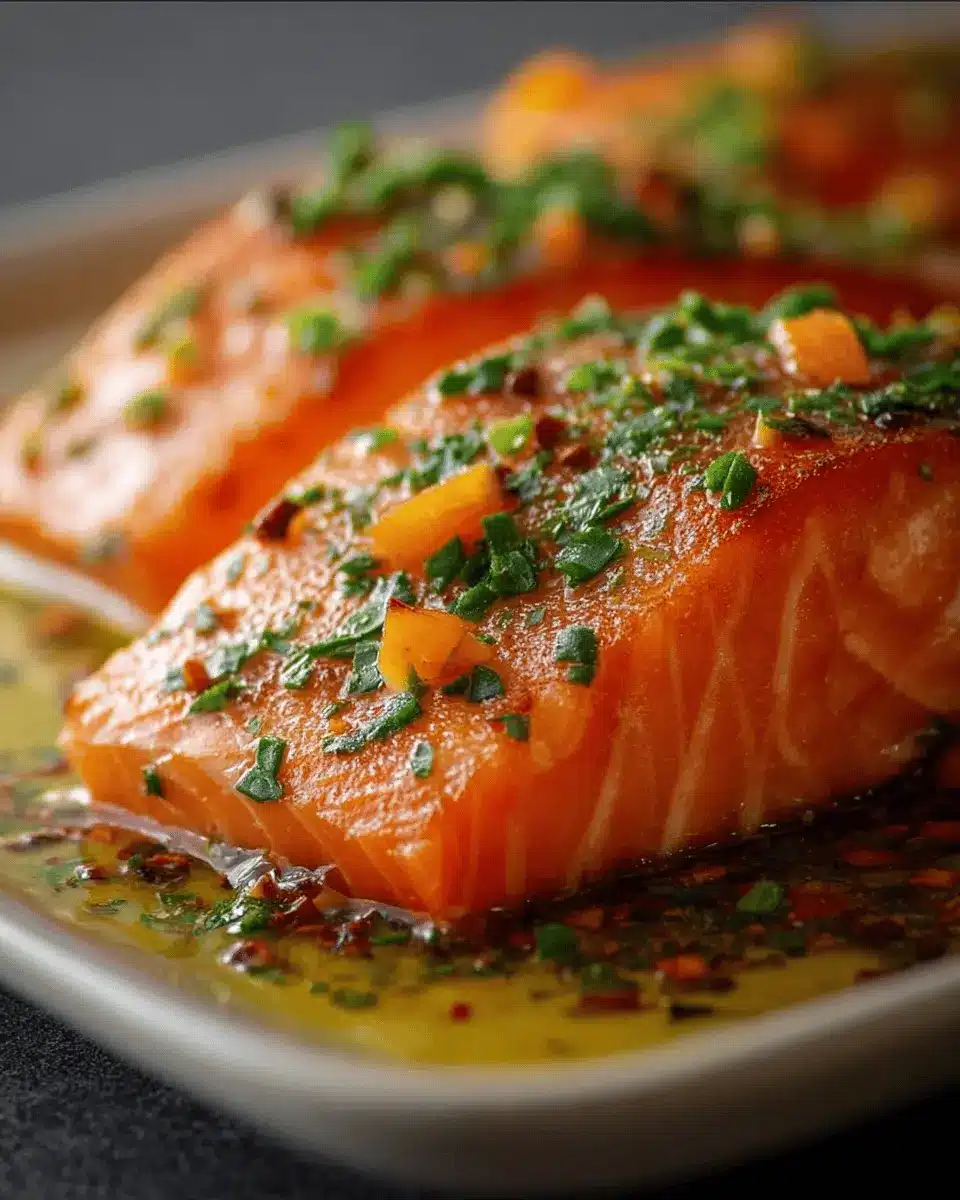 Salmón al Ajillo Muy Apetitoso