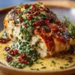 Pollo cremoso con ajo