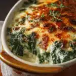 Espinacas Gratinadas a la Crema