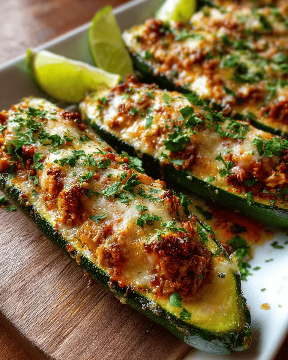 Calabacines Rellenos de Atún