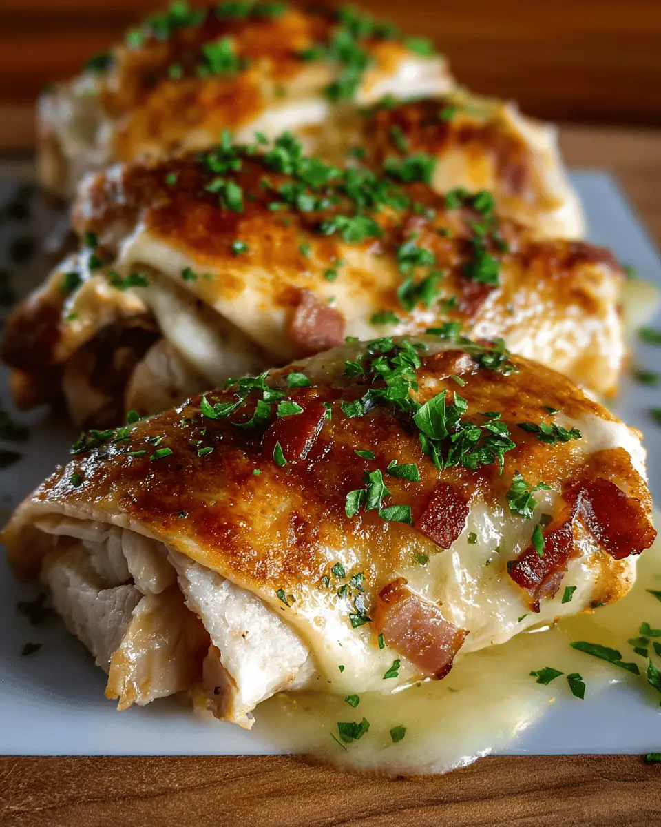 Rollitos de Pollo con Queso