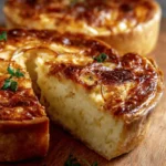 Tarta Salada de Queso y Cebolla