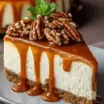 Cheesecake de Caramelo Frío con Pecanas