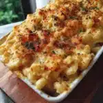 Macarrones con Queso Cremosos al Horno