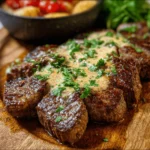 Carne de Res con Salsa de Queso