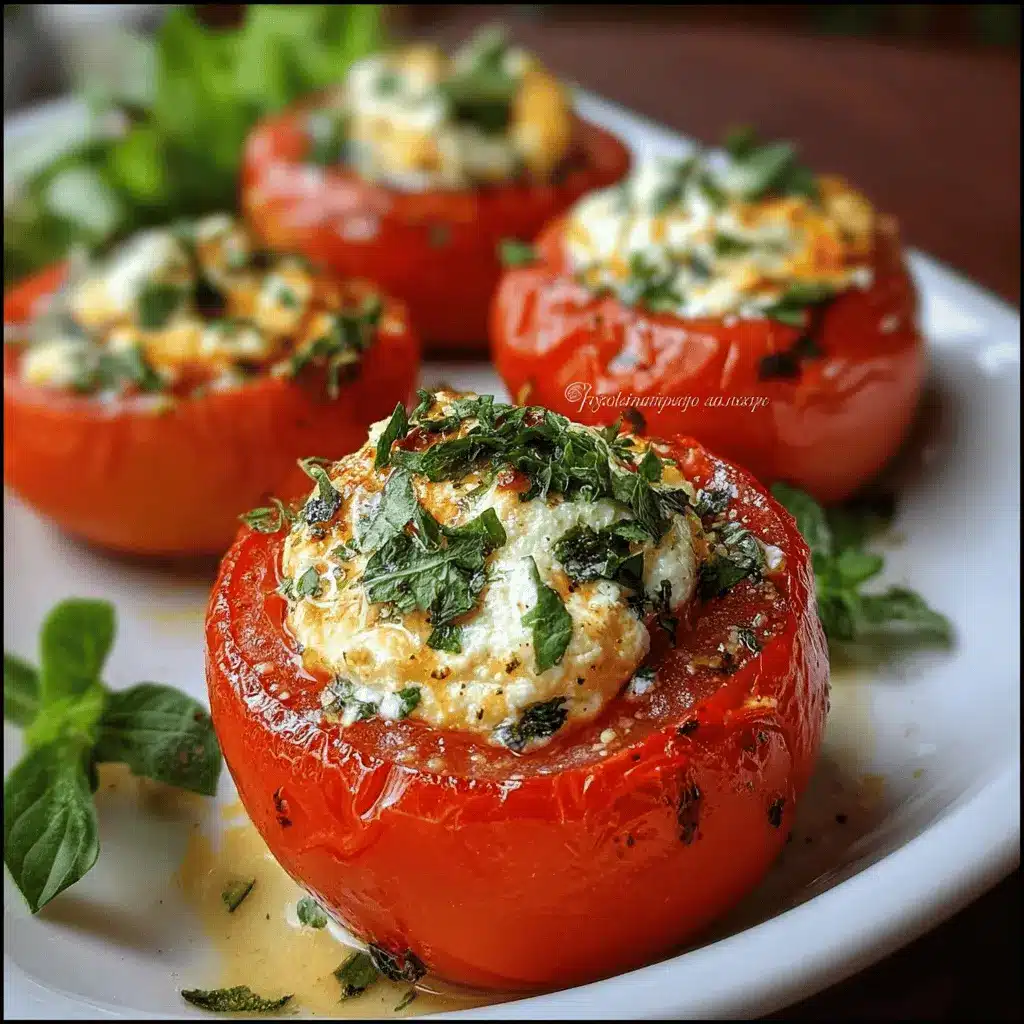 Tomates Rellenos de Ricotta y Hierbas