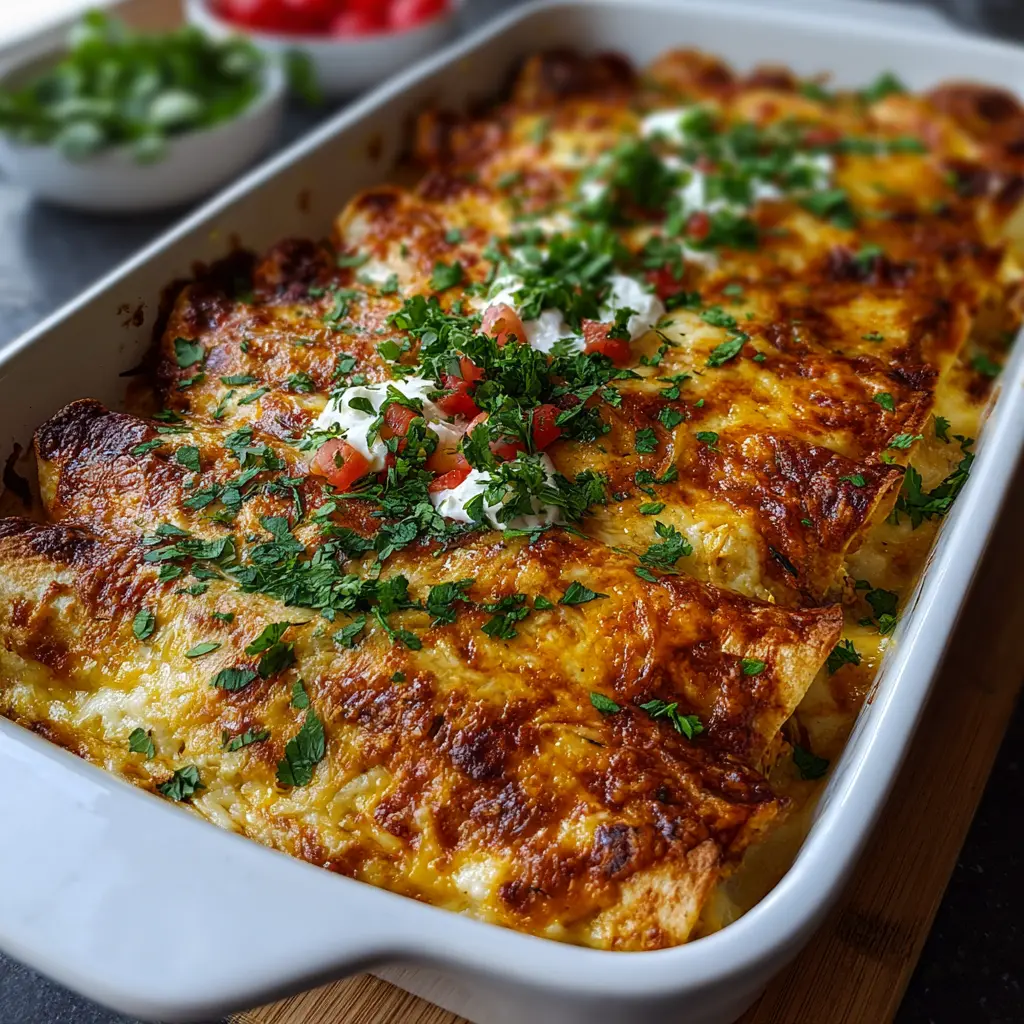 Enchiladas Suizas de Pollo