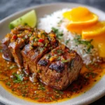 Carne de Res en Salsa de Naranja