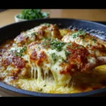 Gratinado de Pechuga de Pollo con Parmesano