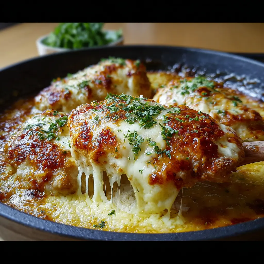 Gratinado de Pechuga de Pollo con Parmesano