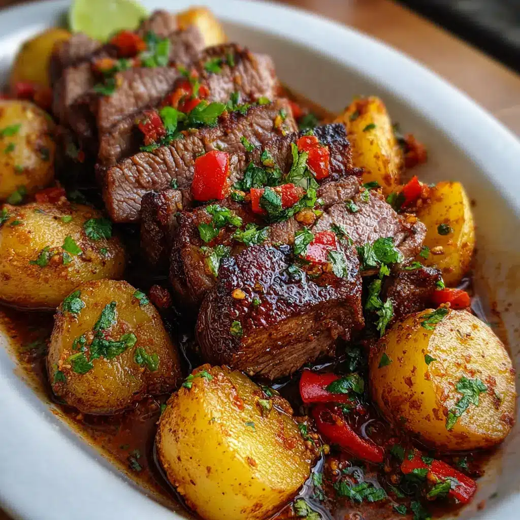 Carne de Res en Salsa con Patatas