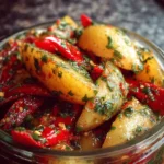 Papas en Conserva con Hierbas y Pimiento