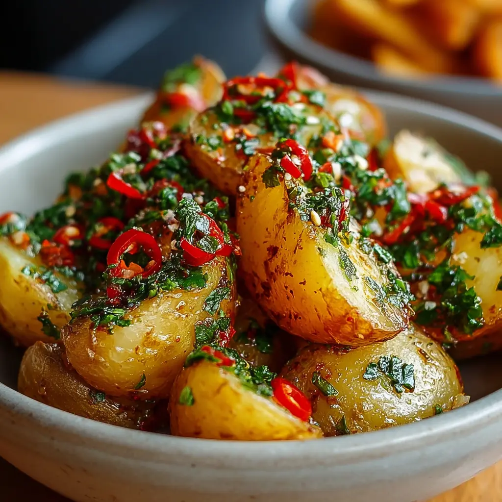 Papas con Hierbas y Chile