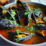 Sopa de Mejillones a la Marinera