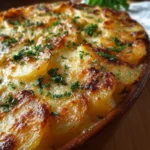 Patatas Gratinadas a la Crema