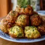 Buñuelos de Brócoli y Queso Cheddar