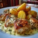 Pollo Cremoso con Papas