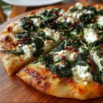 Pizza de Espinacas y Ricotta