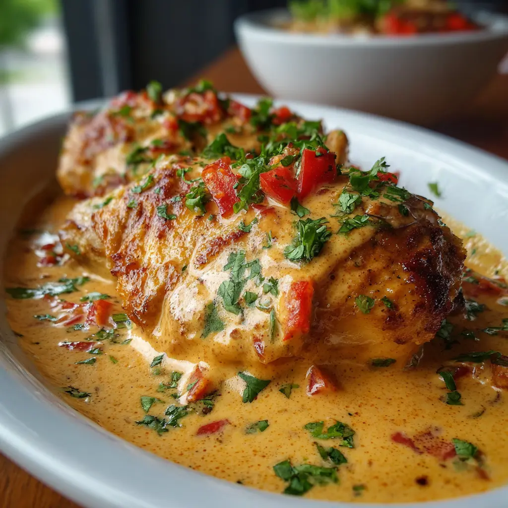 POLLO EN CREMA DE CHIPOTLE