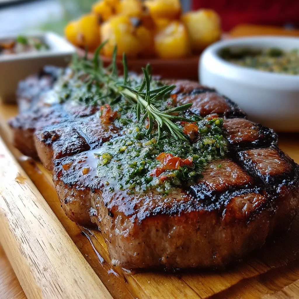 Entrecot a la Parrilla con Salsa Cremosa de Pimienta