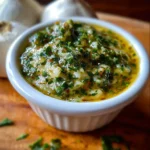Salsa Cremosa de Ajo y Hierbas
