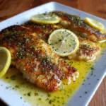 FILETE DE PESCADO CON MANTEQUILLA DE LIMÓN