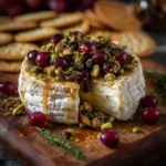 Camembert al Horno con Arándanos, Tomillo y Pistachos