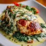 Pollo con Espinacas y Queso