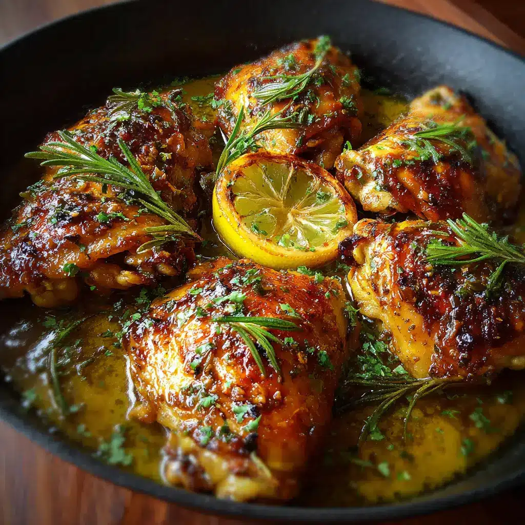 Pollo Aromático al Limón con Romero