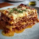 Lasaña a la boloñesa y a los 4 quesos