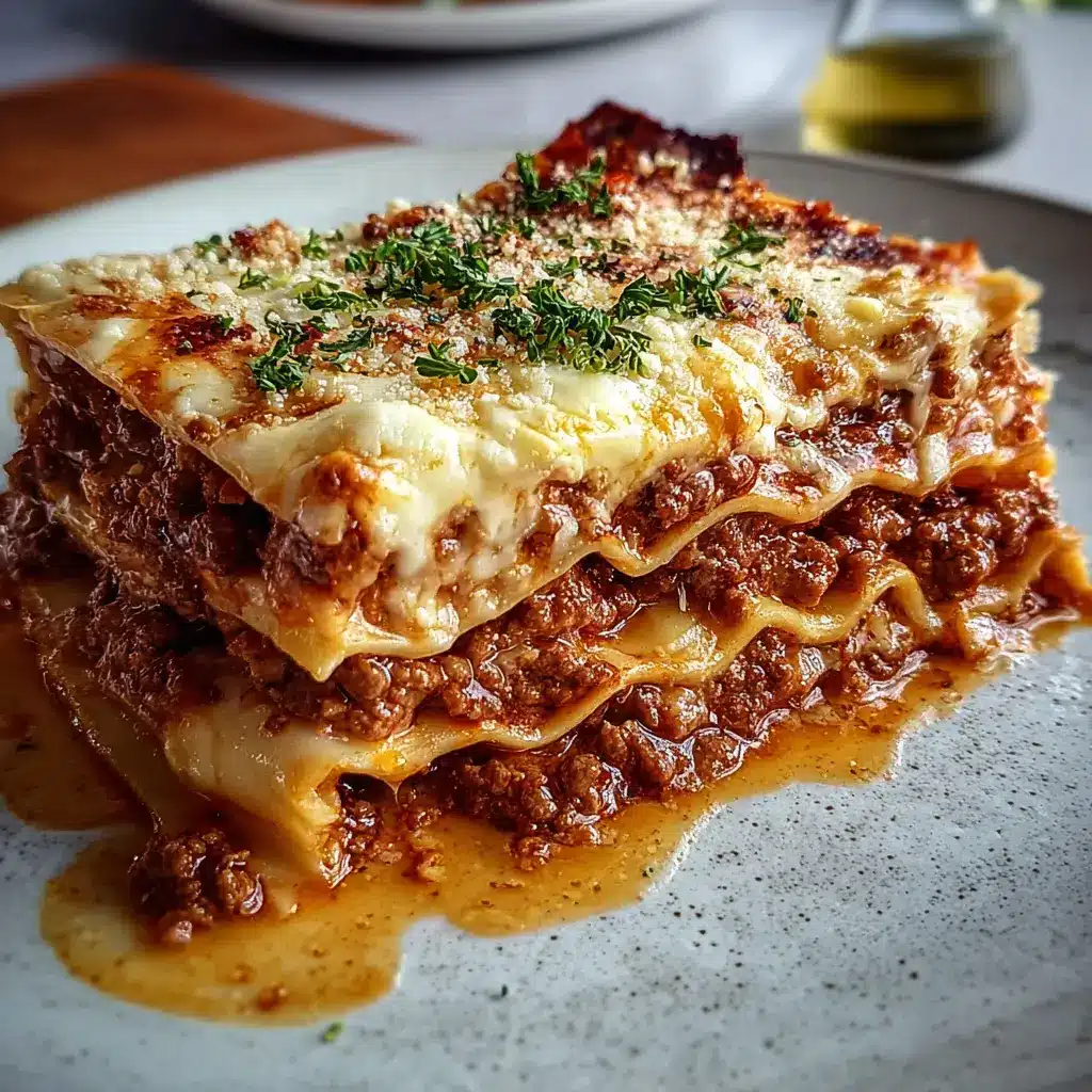 Lasaña a la boloñesa y a los 4 quesos