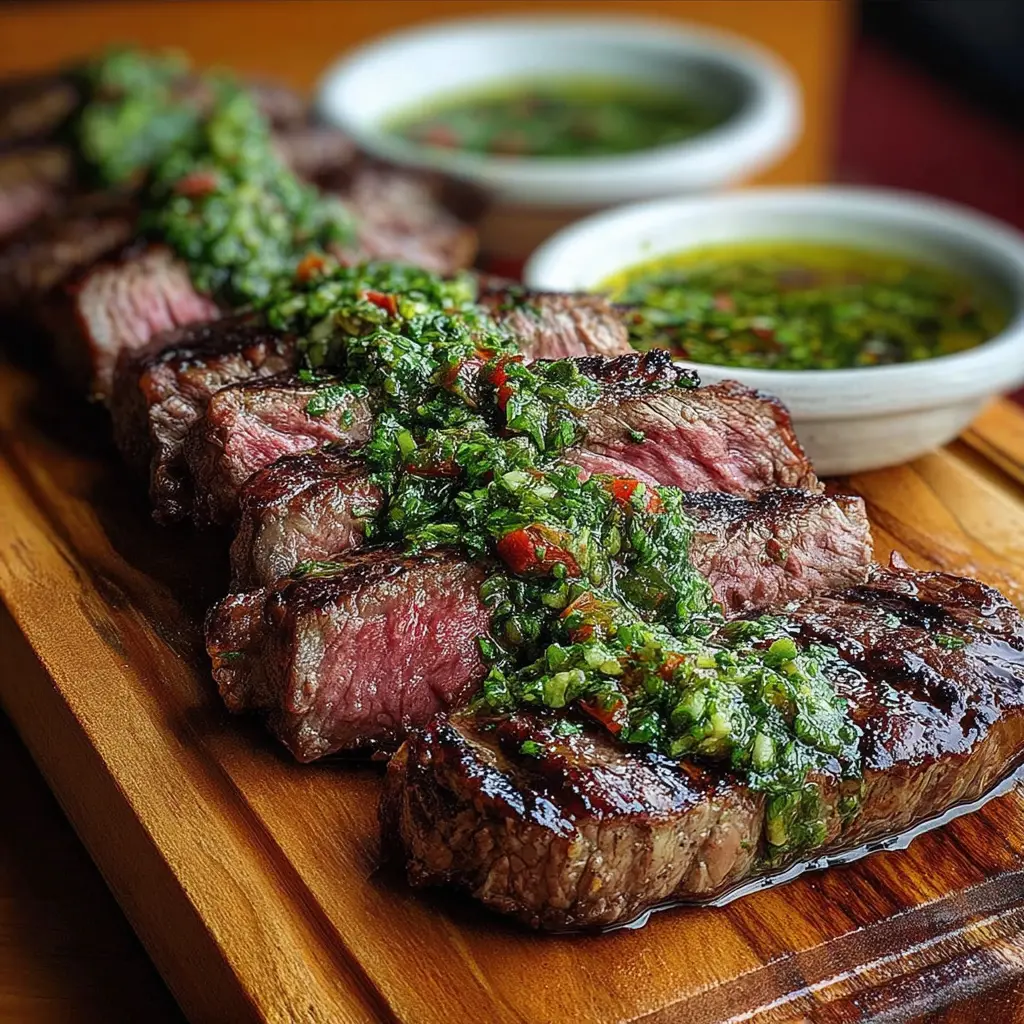 Churrasco con Chimichurri