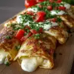 Crepes Rellenos de Mozzarella