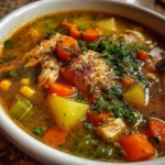Sopa de Pollo y Verduras