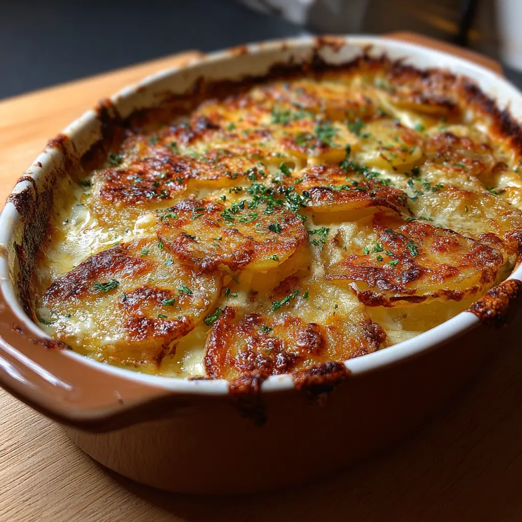 Patatas Gratinadas a la Crema