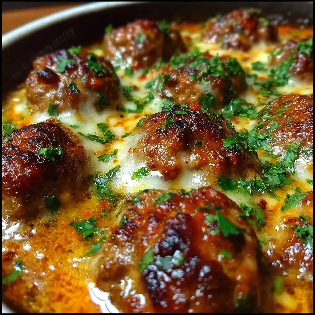 ALBÓNDIGAS GRATINADAS EN SALSA
